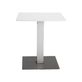 Main table low white square